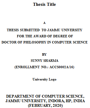 phd dissertation titles