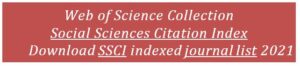 ssci law journal list 2021