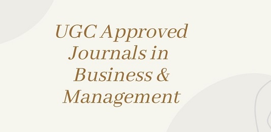 UGC CARE Journals In Business & Management - PhDTalks