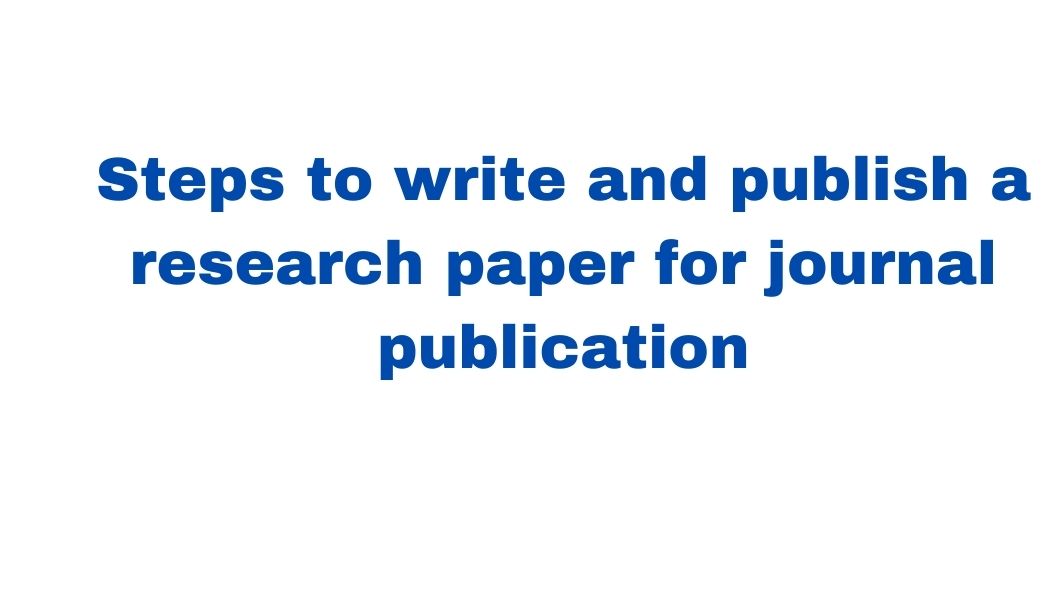 where can you publish research papers