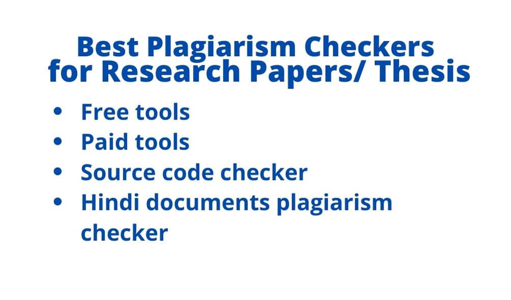 free plagiarism checker for scientific articles