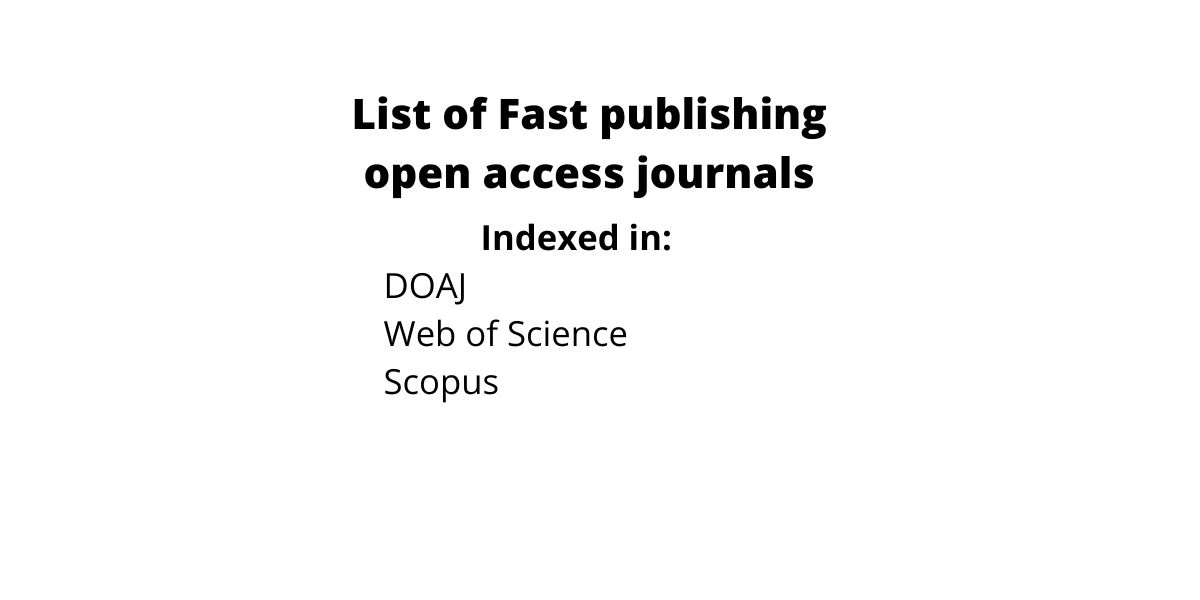 Fast publishing open access journals (DOAJ) PhDTalks