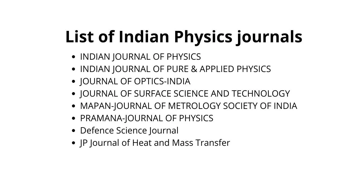 phd topics in physics in india