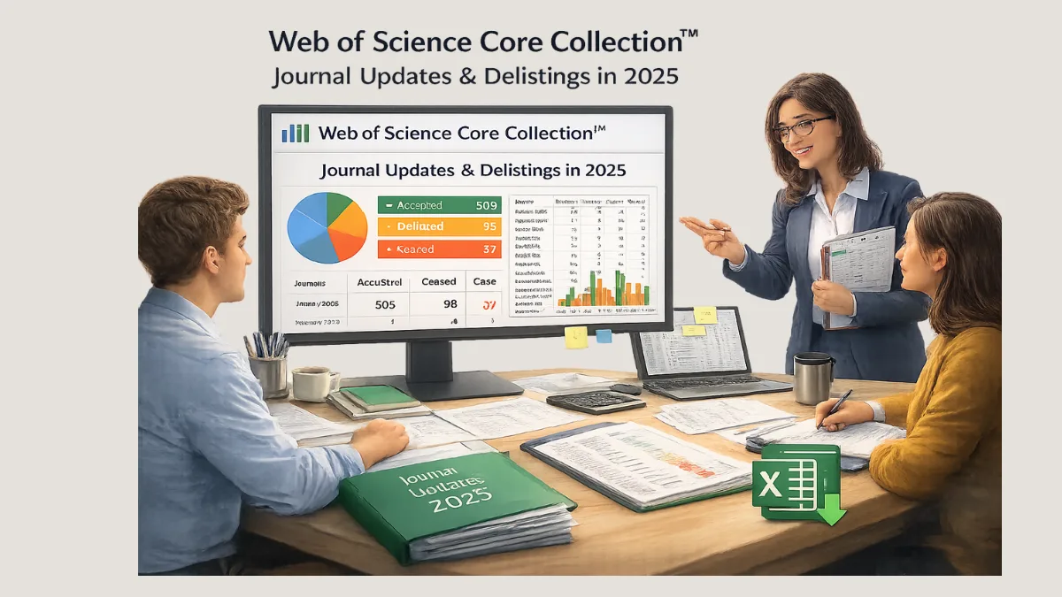 Clarivate Adds and Delists Hundreds of Journals in Web of Science (2025 ...