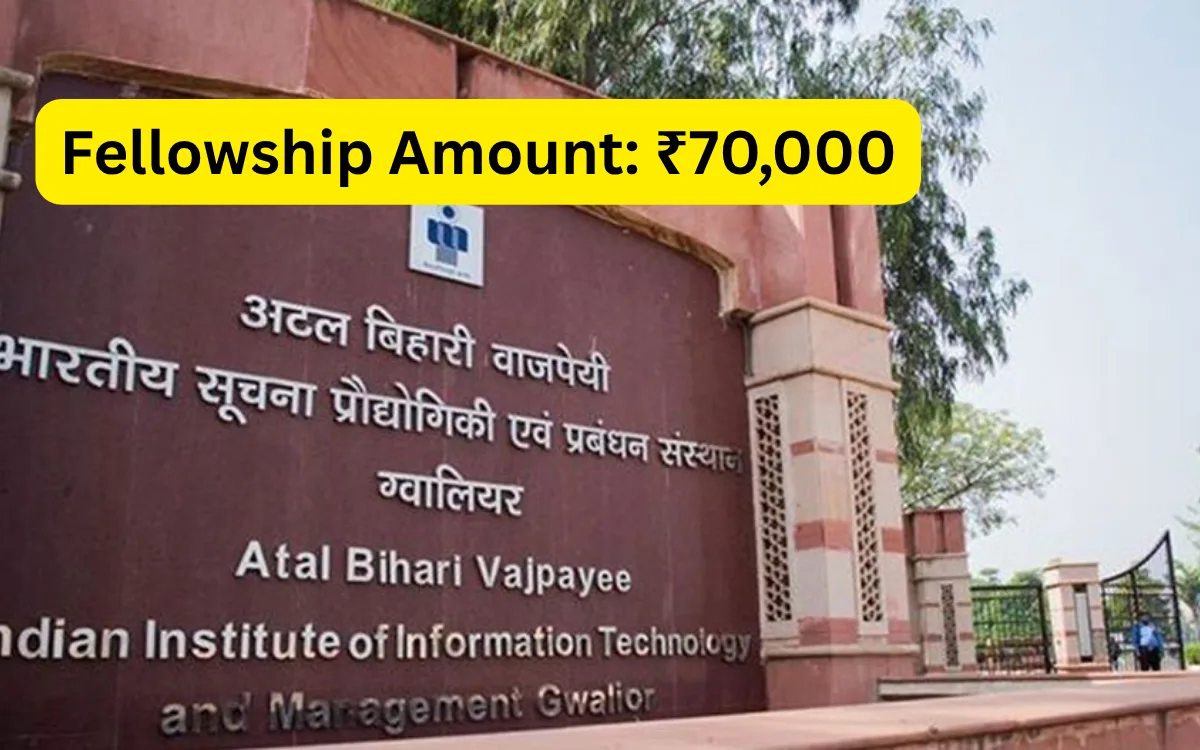Iiitm ABV-IIITM Gwalior Post-Doctoral Fellowship 2026: Apply by 15 April ...